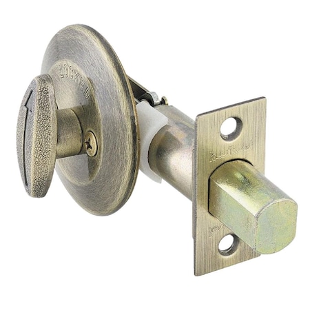 Kwikset Plus Antique Brass Single Sided Deadbolt 663 5 CP